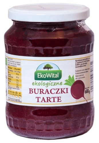 Buraczki tarte BIO 680g - EkoWital-986