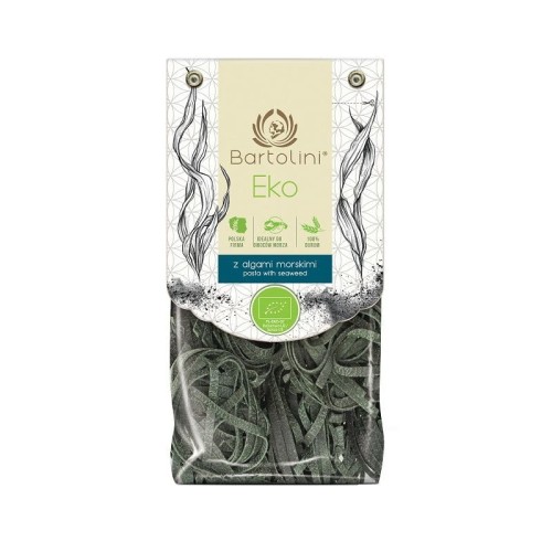 Makaron z pszenicy durum z algami morskimi BIO 250g - Bartolini-948