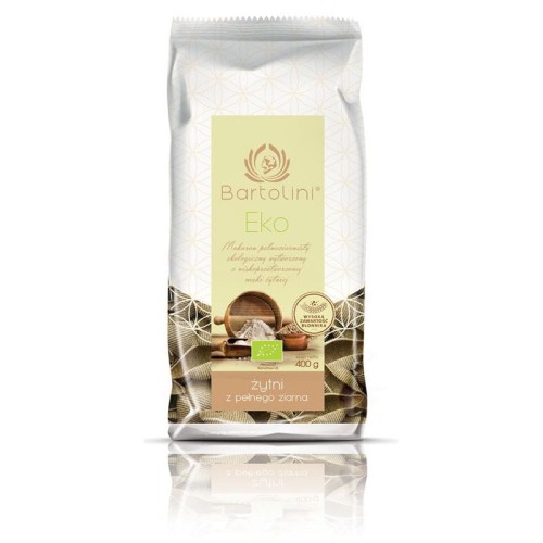 Makaron żytni pełnoziarnisty muszla BIO 400g - Bartolini-951