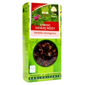 Herbatka owoc dzikiej róży BIO 50g – Dary Natury