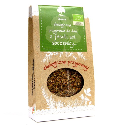 Przyprawa do dań z fasoli, soi, soczewicy BIO 30g – Dary Natury-1035