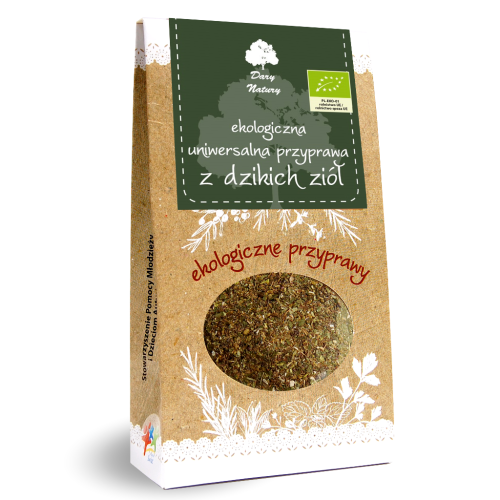 Uniwersalna przyprawa z dzikich ziół BIO 40g - Dary Natury-1059