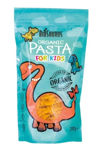 Makaron dla dzieci Dinozaury bezglutenowy BIO 200g - BioSaurus-1195