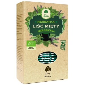 Herbatka liść mięty BIO (25 x 1,5g) 37,5g - Dary Natury