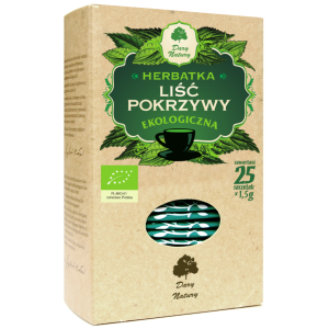 Herbatka liść pokrzywy BIO (25 x 1,5g) 37,5g - Dary Natury