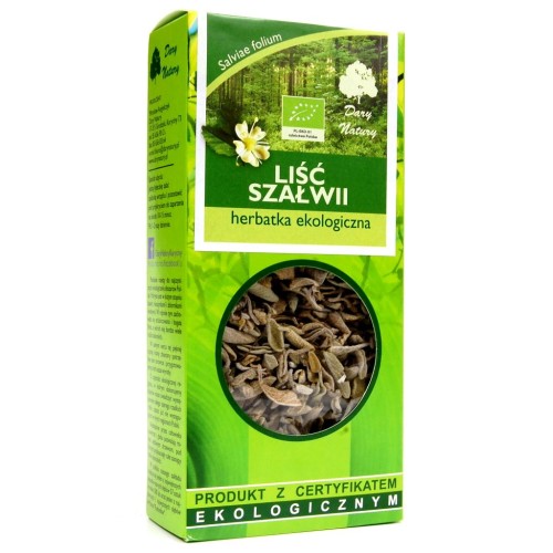 Herbatka liść szałwii BIO 25g – Dary Natury-1130