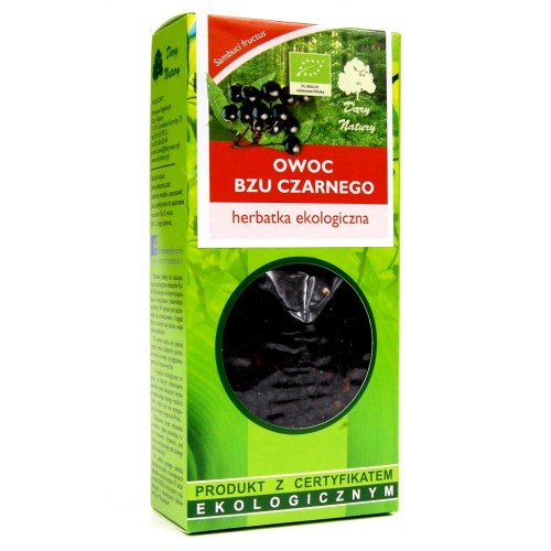Herbatka z owocu bzu czarnego BIO 100g - Dary Natury-1144