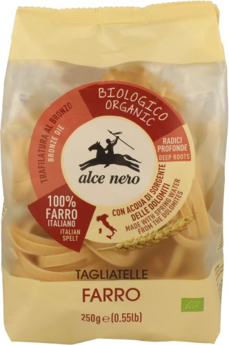 Makaron orkiszowy gniazda Tagliatelle BIO 250g - Alce Nero-1205