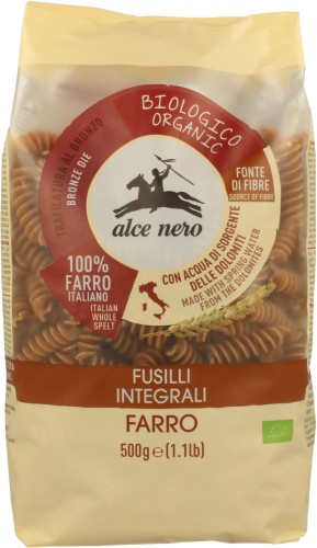 Makaron orkiszowy razowy Fussili BIO 500g – Alce Nero-1231
