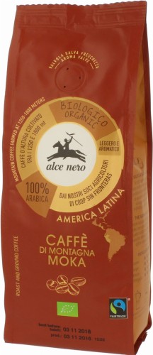 Kawa mielona Arabica 100% Moka Fair Trade Górska BIO 250g – Alce Nero-1238
