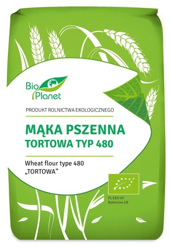 Mąka pszenna tortowa typ 480 BIO 1kg – Bio Planet-1304