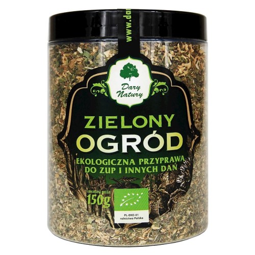 Ekologiczna przyprawa do zup i innych dań Zielony Ogród BIO 150g – Dary Natury-1368
