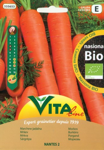Nasiona marchwi BIO 5g - Vita Line-1388