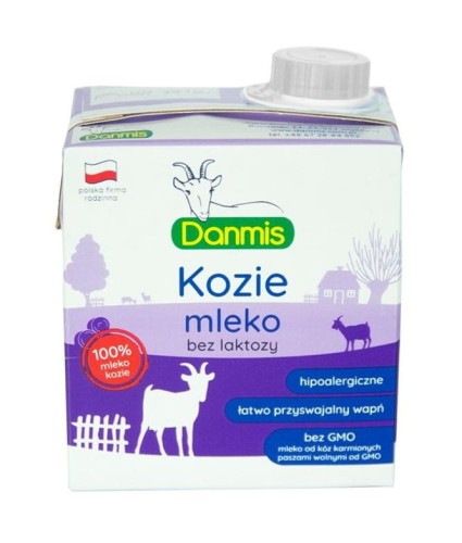 Mleko kozie bez laktozy UHT 500ml - DANMIS-1377