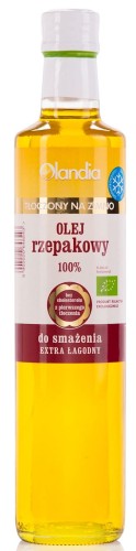 Olej z zarodków rzepaku do smażenia tłoczony na zimno BIO 500ml - Olandia-1286