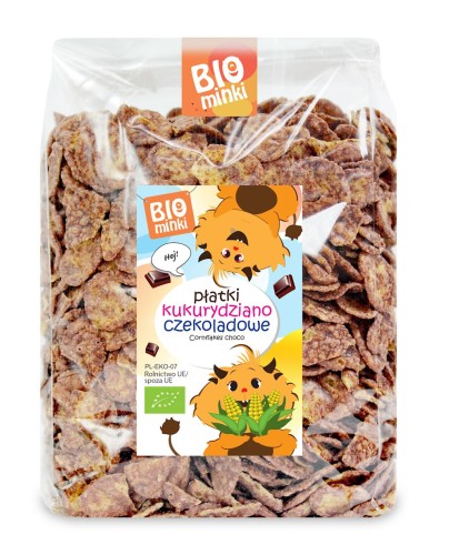 Płatki kukurydziano - czekoladowe BIO 300g - BIOMINKI-1317