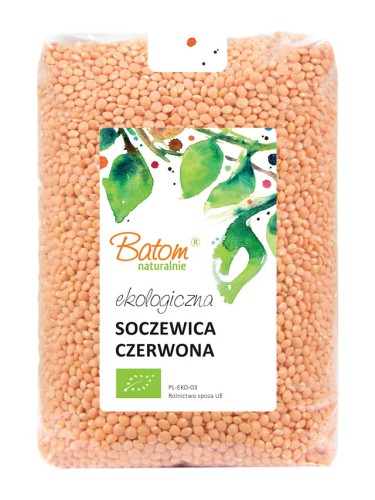 Soczewica czerwona BIO 1kg - Batom-1499
