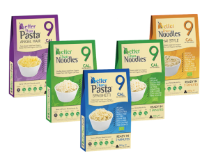 Zestaw 5 makaronów konjac bez glutenu BIO 5 x 385g – Better Than Foods