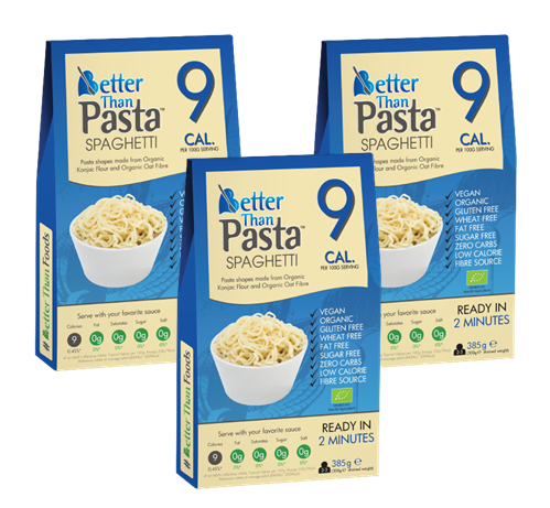 Makaron konjac Spaghetti bezglutenowy BIO 3 x 385g – Better Than Foods-1511