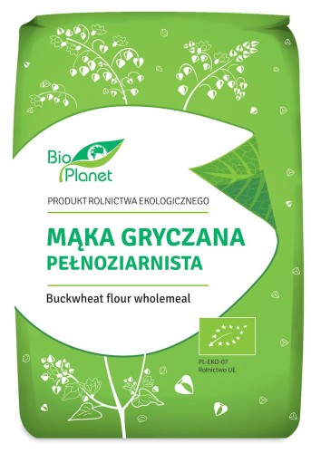 Mąka gryczana pełnoziarnista BIO 1kg - Bio Planet-1525