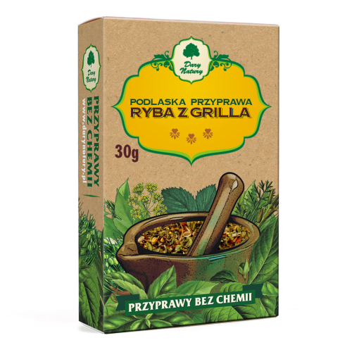 Podlaska przyprawa Ryba z grilla 30g - Dary Natury-1548