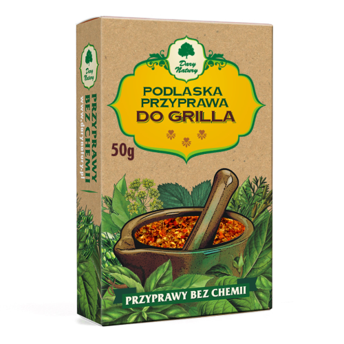 Podlaska przyprawa do grilla 50g - Dary Natury-1550