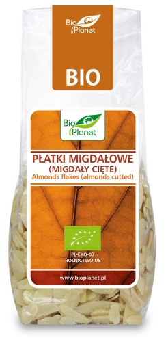 Płatki migdałowe (migdały cięte) BIO 100g - Bio Planet-1627