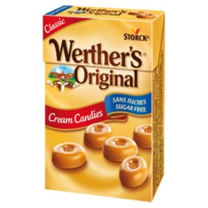 Karmelki o smaku śmietankowym bez cukru 42g - Werther's Original