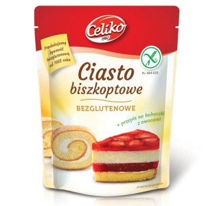 Mieszanka na ciasto biszkoptowe bezglutenowe 200g  - Celiko 