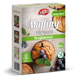 Muffiny klasyczne bez glutenu 280g - Celiko