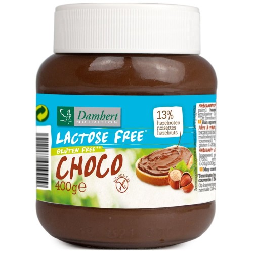 Krem czekoladowo-orzechowy bez laktozy bez glutenu 400g Damhert-1676
