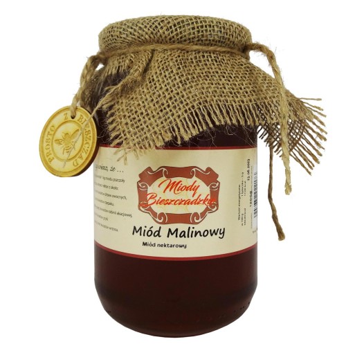 Miód Malinowy 1200g - Miody Bieszczadzkie-1696