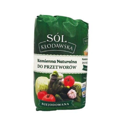 Sól kłodawska kamienna naturalna do przetworów niejodowana 1kg  - Kopalnia Soli Kłodawa-1705