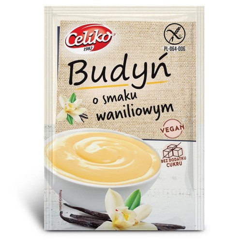 Budyń o smaku waniliowym bez glutenu 40g - Celiko-1769