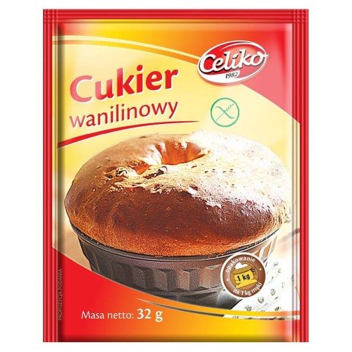 Cukier waniliowy bez glutenu 32g - Celiko-1786