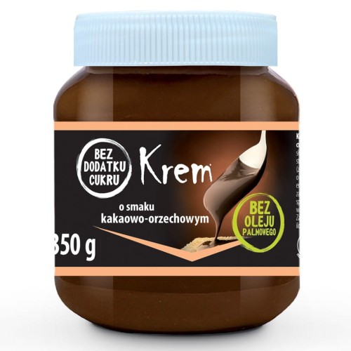 Krem o smaku kakaowo-orzechowym bez dodatku cukru i oleju palmowego 350g - CD-1794