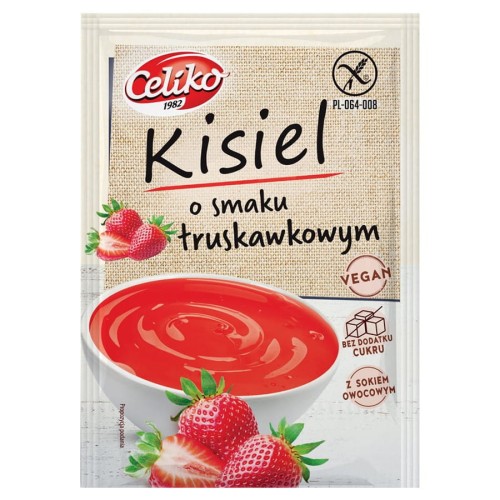 Kisiel truskawkowy bez glutenu 40g - Celiko-1791