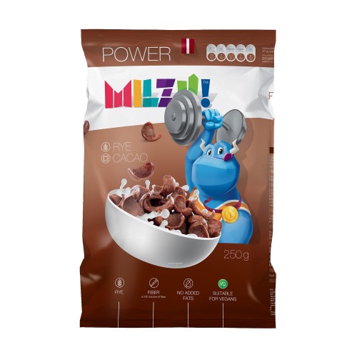 Płatki żytnie łódeczki Siła 250g - Milzu-1863