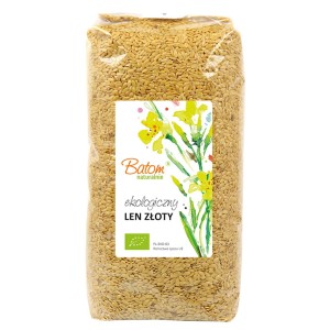 Siemię lniane złote BIO 1kg - Batom