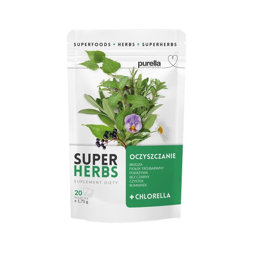 Mieszanka ziołowa Herbatka Oczyszczanie 20 saszetek 35 g - Purella -2066