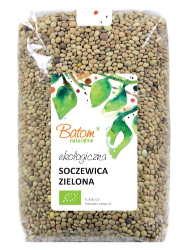 Soczewica zielona BIO 1kg - Batom-2108