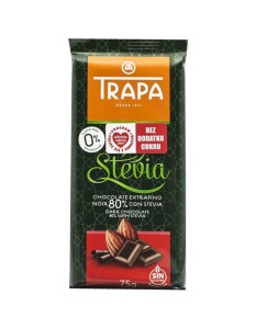 Czekolada Gorzka ze stewią 80% kakao 75g - Trapa 