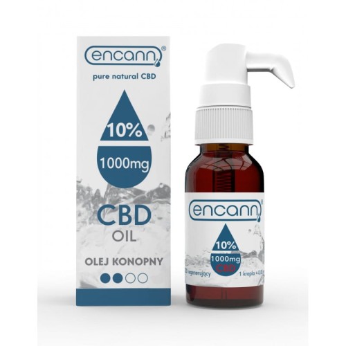 Olejek konopny 10% CBD 1000mg 10ml - Encann-2281