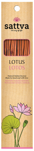 Kadzidło Kwiat Lotosu / Lotus Insence, naturalne indyjskie 30g - Sattva -2285