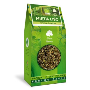 Herbatka ekologiczna Mięta liść 100g - Dary Natury