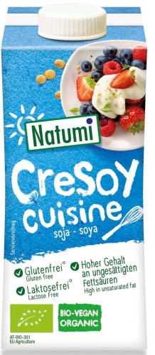 Zagęszczony produkt sojowy do gotowania i pieczenia bezglutenowy BIO 200ml - Natumi-2346