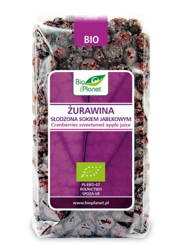 Żurawina słodzona sokiem jabłkowym BIO 400g - Bio Planet-2379