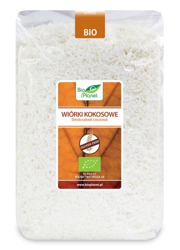 Wiórki kokosowe bezglutenowe BIO 1kg - Bio Planet-2380