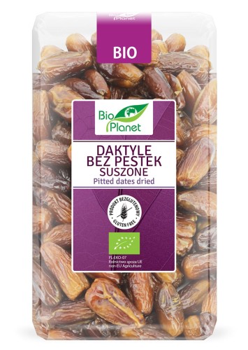 Daktyle bez pestek suszone bezglutenowe BIO 1kg - Bio Planet-2383