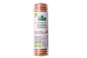Ciastka orkiszowe pełnoziarniste z cytryną i imbirem BIO 250g - Ekowital
